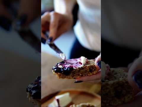 Vanilla Rooibos Scones with Homemade Blueberry Jam — still from my video