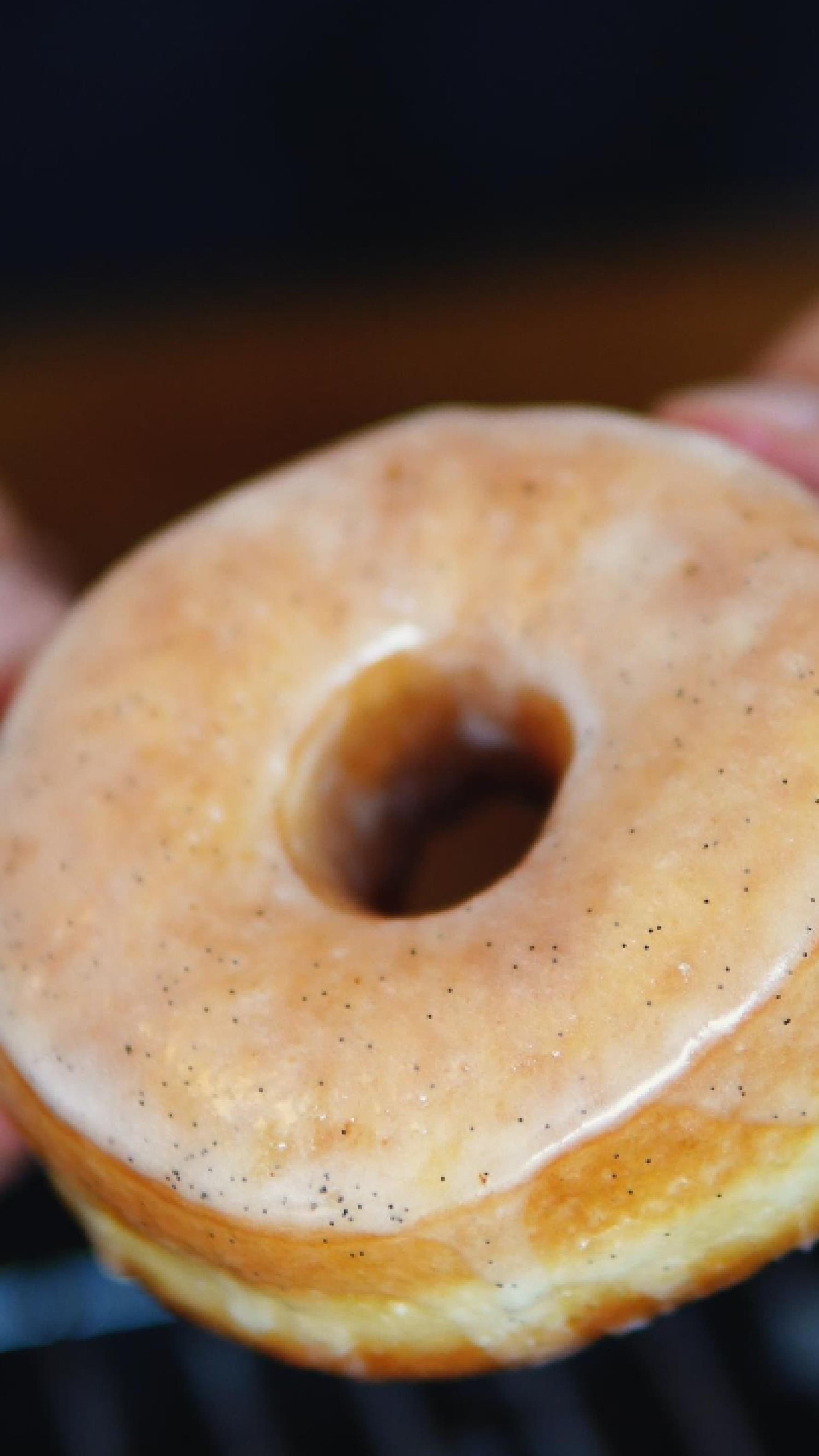 Vanilla Bean Glazed Donuts — still from my video